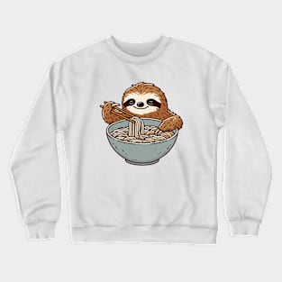 sloth Enjoy Ramen Crewneck Sweatshirt